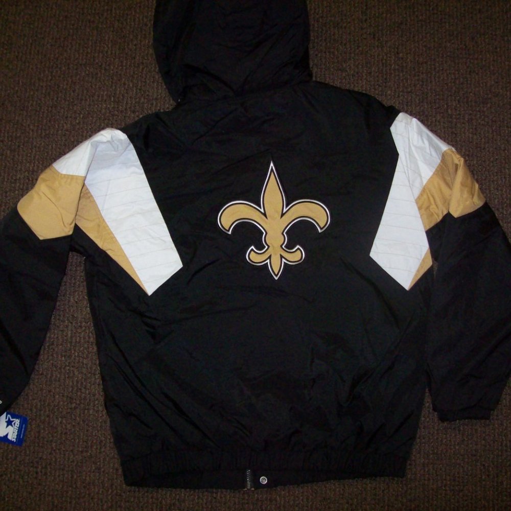 NEW ORLEANS SAINTS STARTER NFL Hooded Jacket - Picture 12 of 13